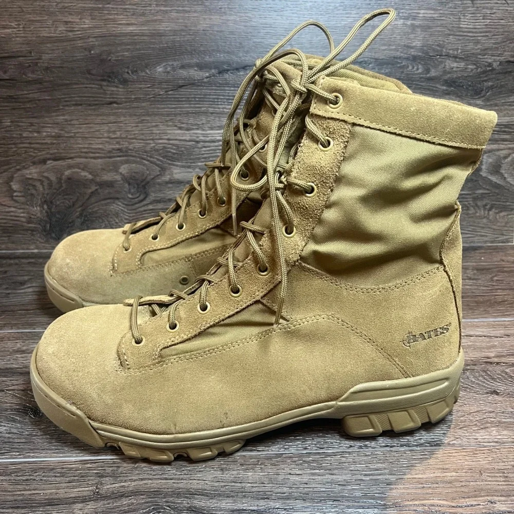 Bates E08693 Cobra 8 Inch Hot Weather Tactical Boots Coyote Brown Mens 13 EW